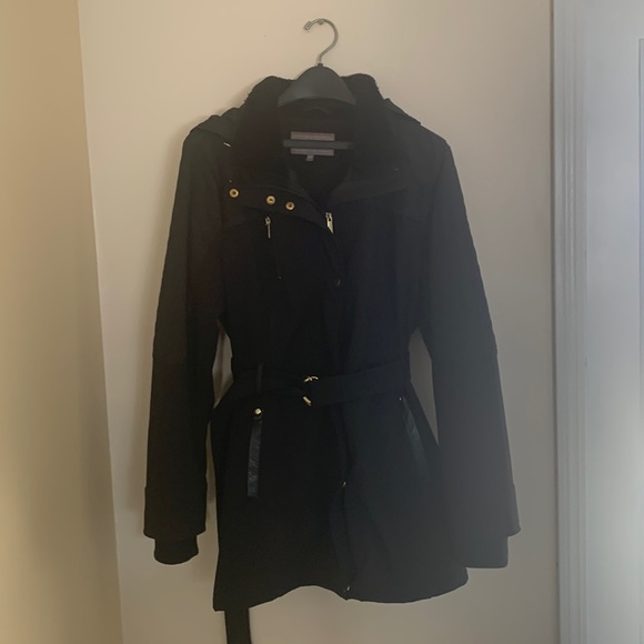 Jackets & Blazers - Winter hooded jacket with belt